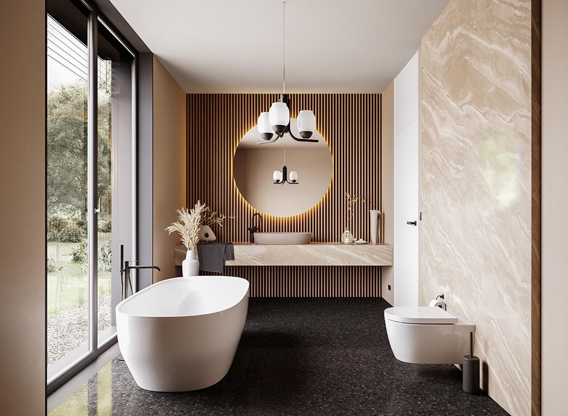 Magazin Beitrag Geschosshoch & Windfang Badezimmer Magazin Beitrag Geschosshoch & Windfang Badezimmer