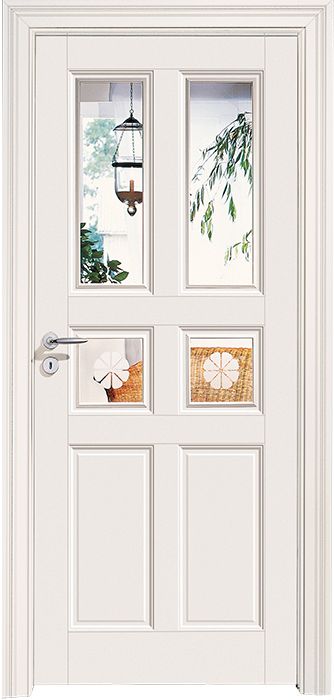 PALAIS D9 Weiss Seidenmatt Applikation B Klar